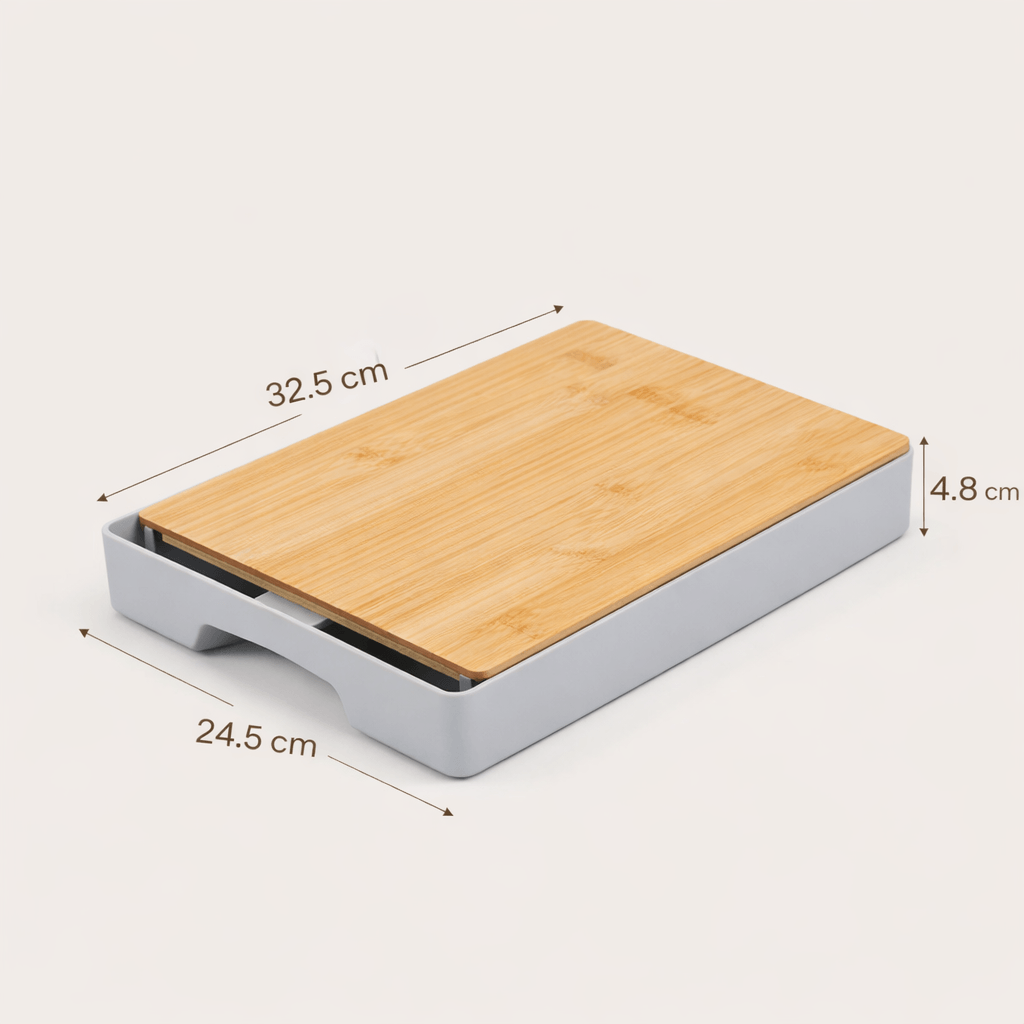 Homero Multipurpose Chopping Board with Removable Pull Out Drawer