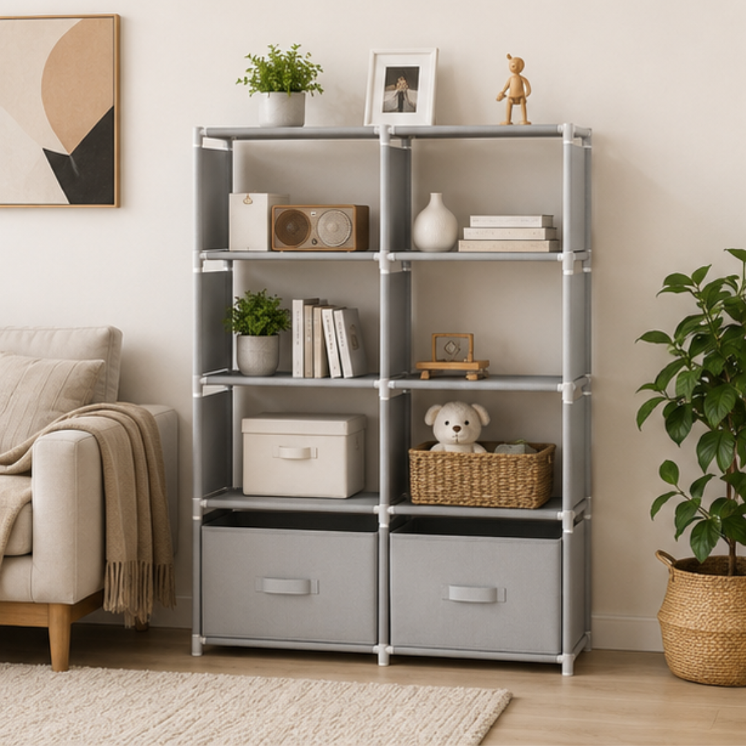 Multi-Purpose Steel Frame Storage Shelf Organizer