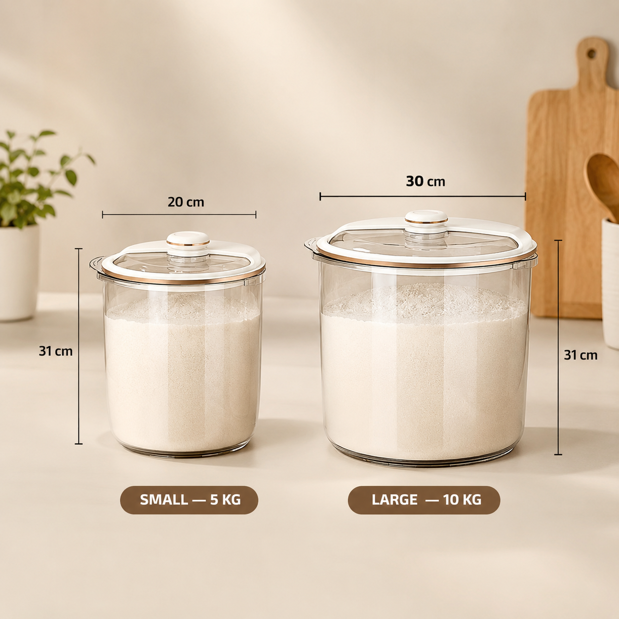 Homero Multi-Functional Fresh Lock Storage Bucket with Secure Lid