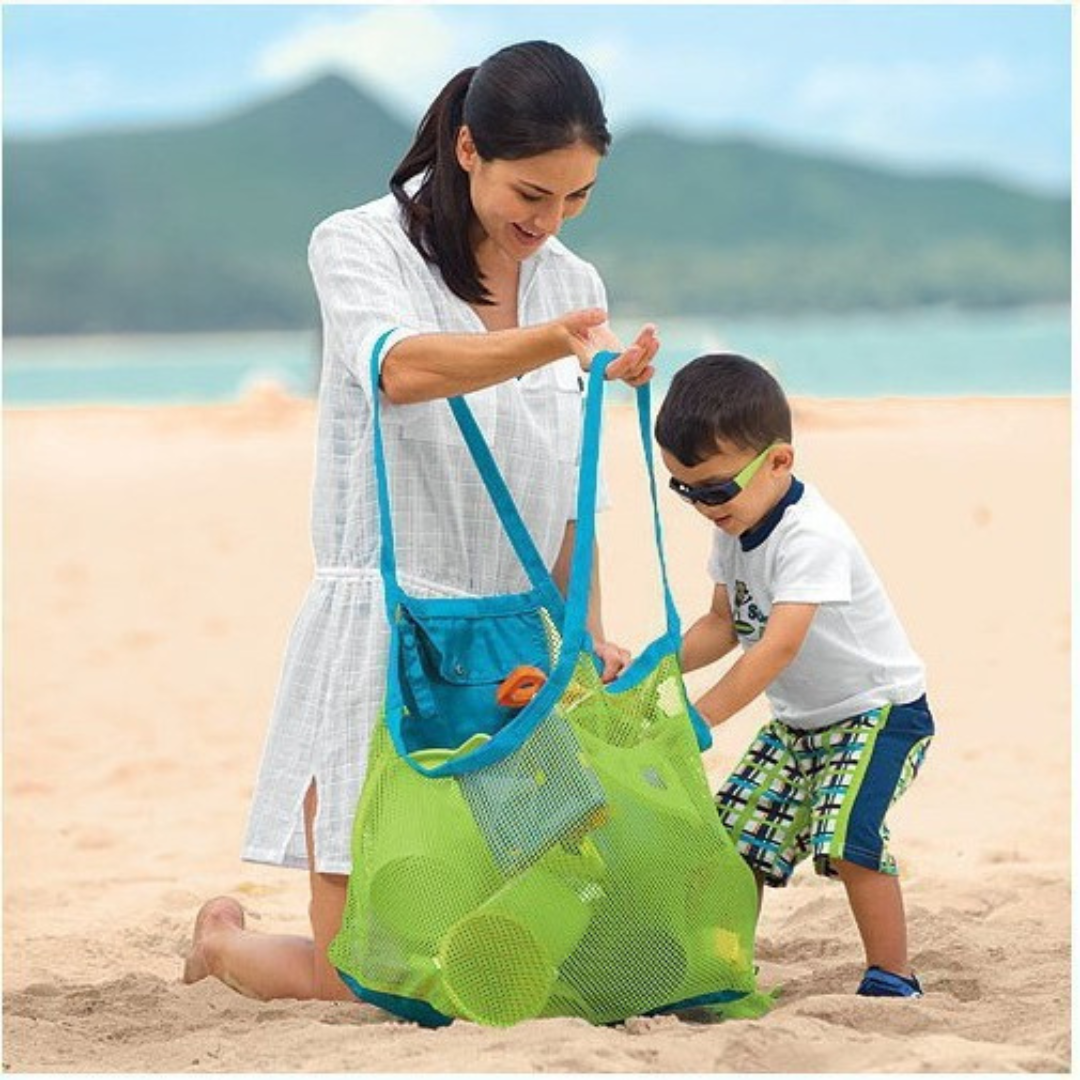 HOMERO Foldable Mesh Beach Lightweight Tote Bag Lightweight