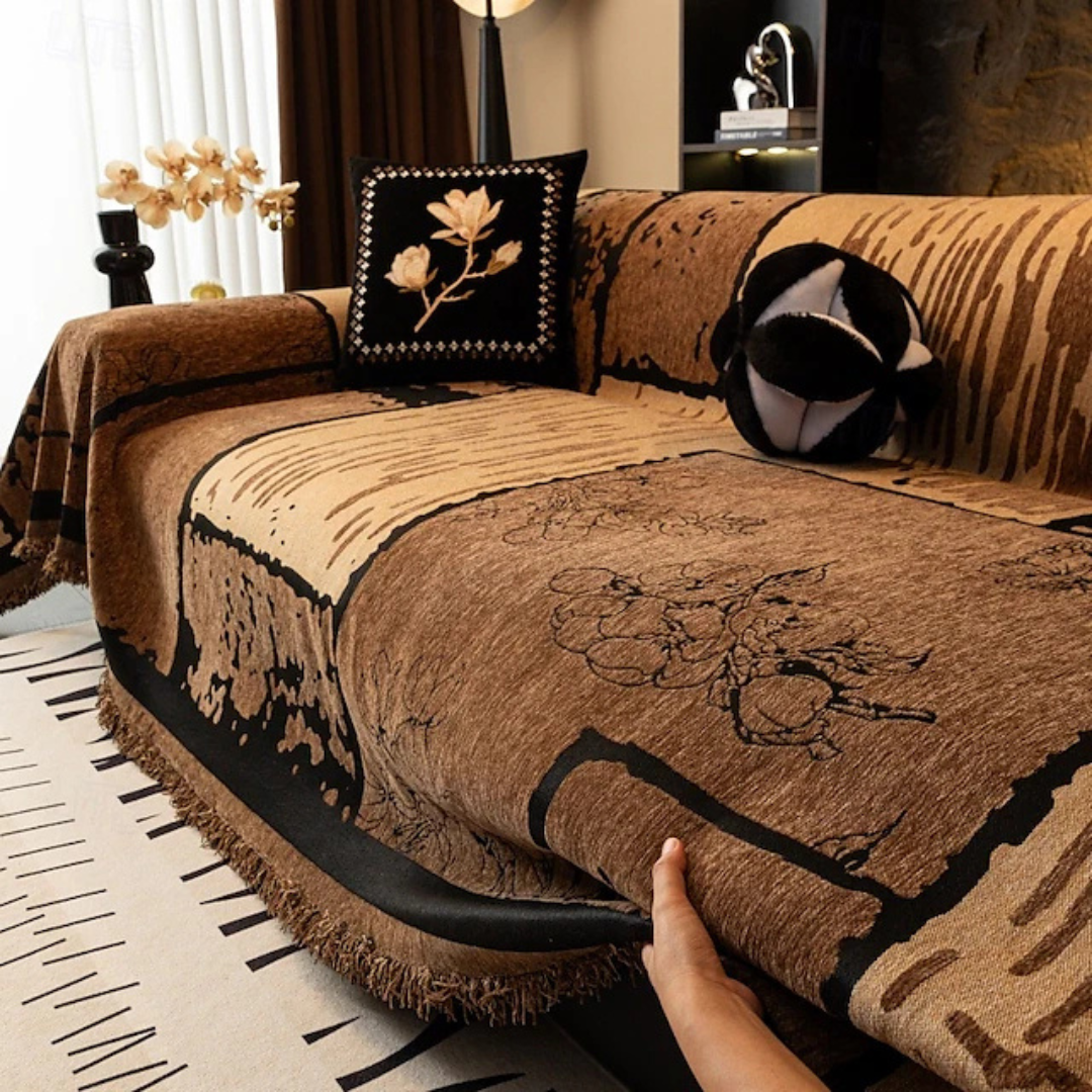 Vintage Chenille Anti Scratch Throw Sofa Cover