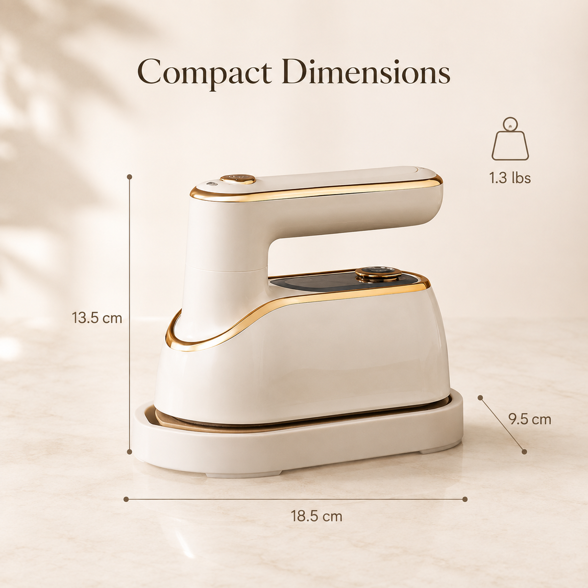 HOMERO Foldable Garment Steamer with Dual-Mode Ironing - 150ml Tank