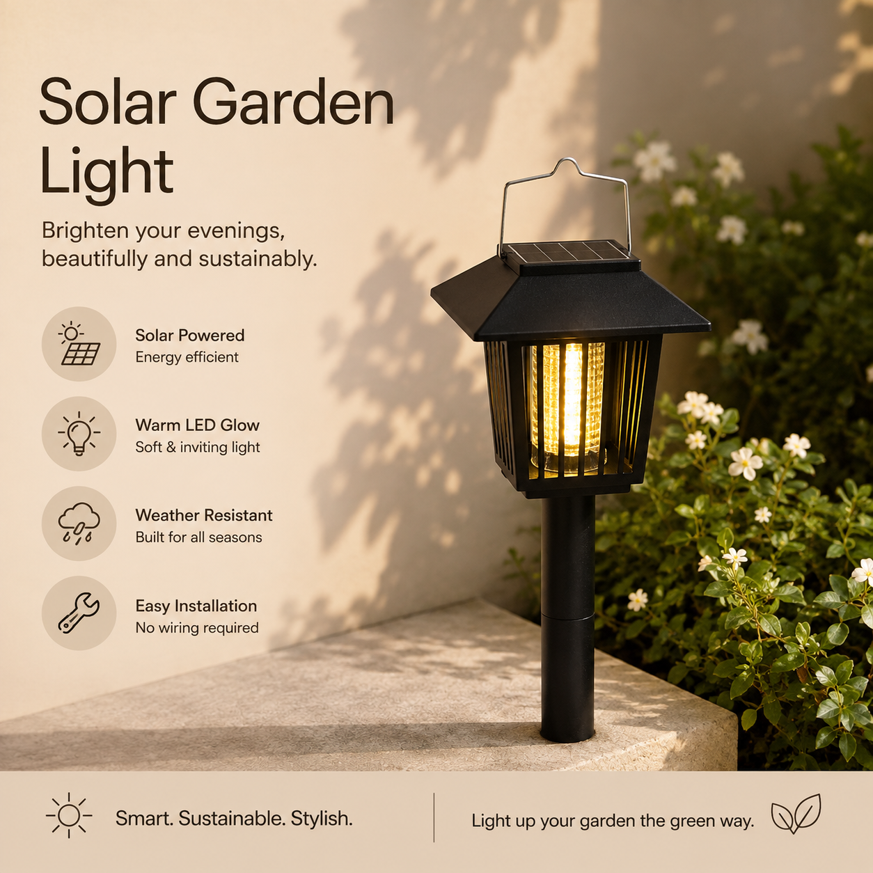 Dual Mode Solar Mosquito Killer Garden Waterproof UV Lamp