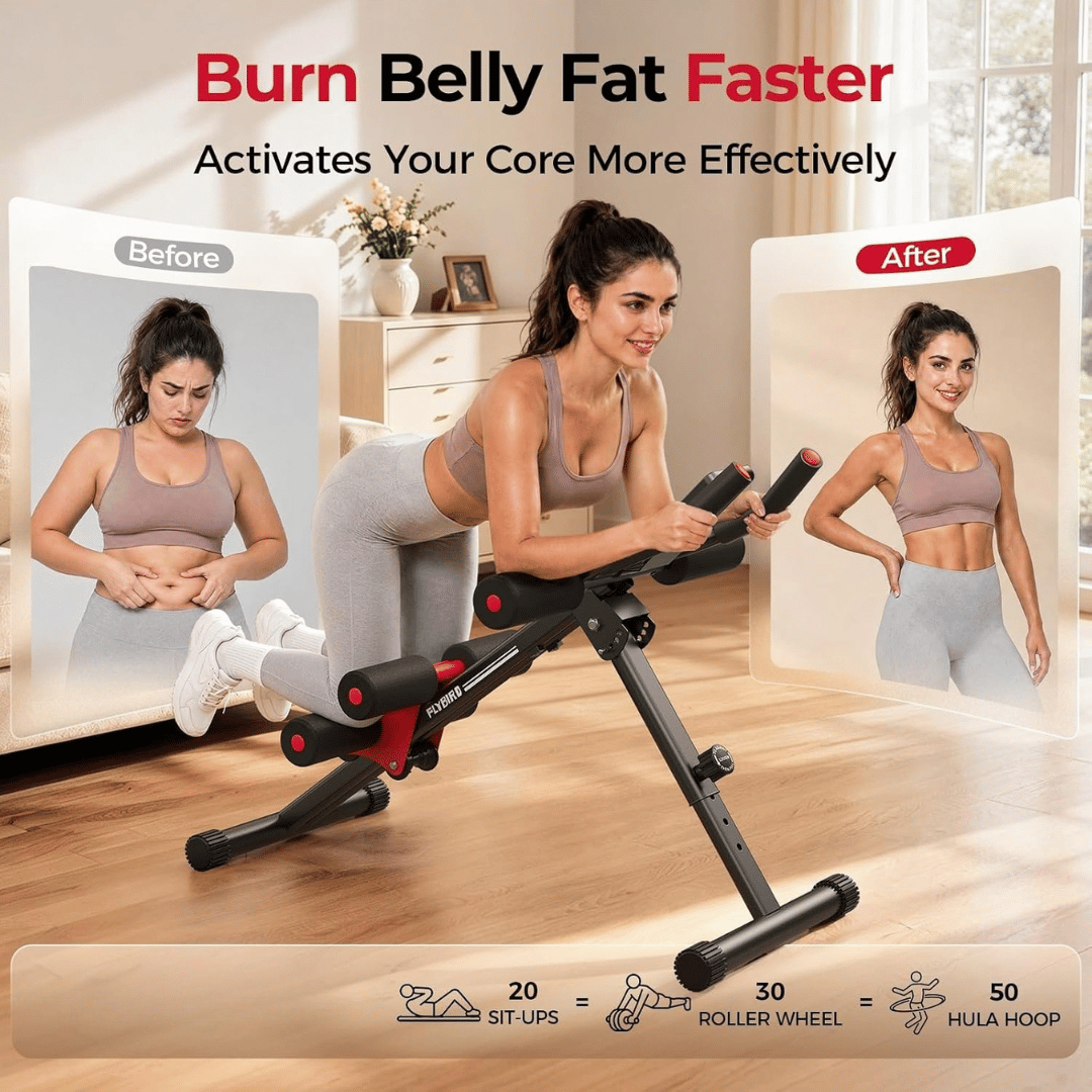 Home Gym Ab Workout Machine With Adjustable Seat