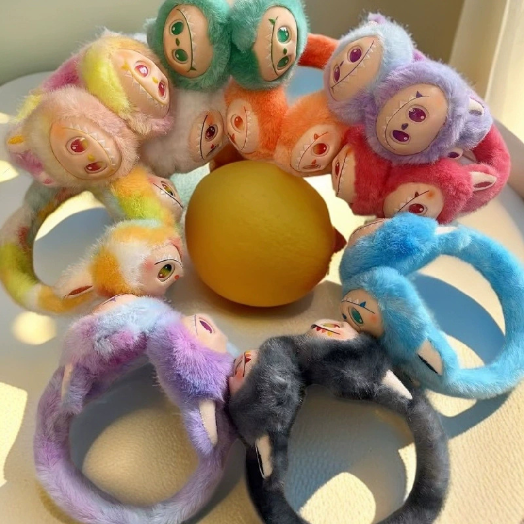 Cute Cartoon Labubu Soft Plush Earmuffs
