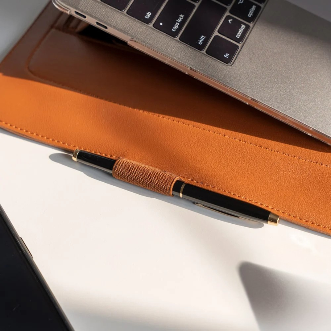 Multipurpose Personalized Laptop Sleeve with Foldable Stand and Mouse Pad