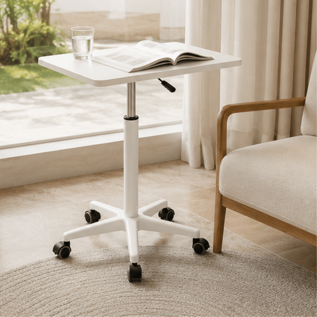 Multi-Purpose Height Adjustable Rolling Table
