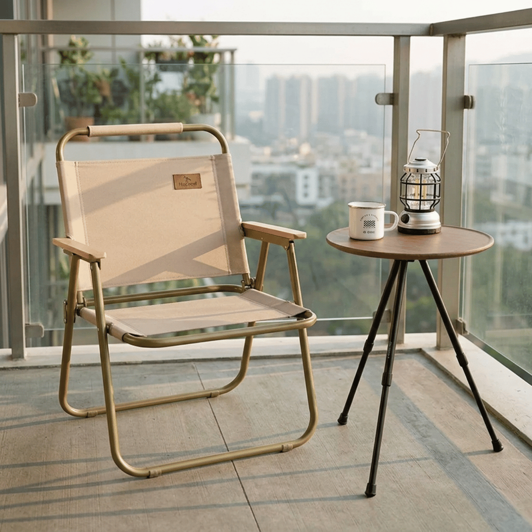 Homero Portable Outdoor Folding Comfortable Tall Back Support Chair