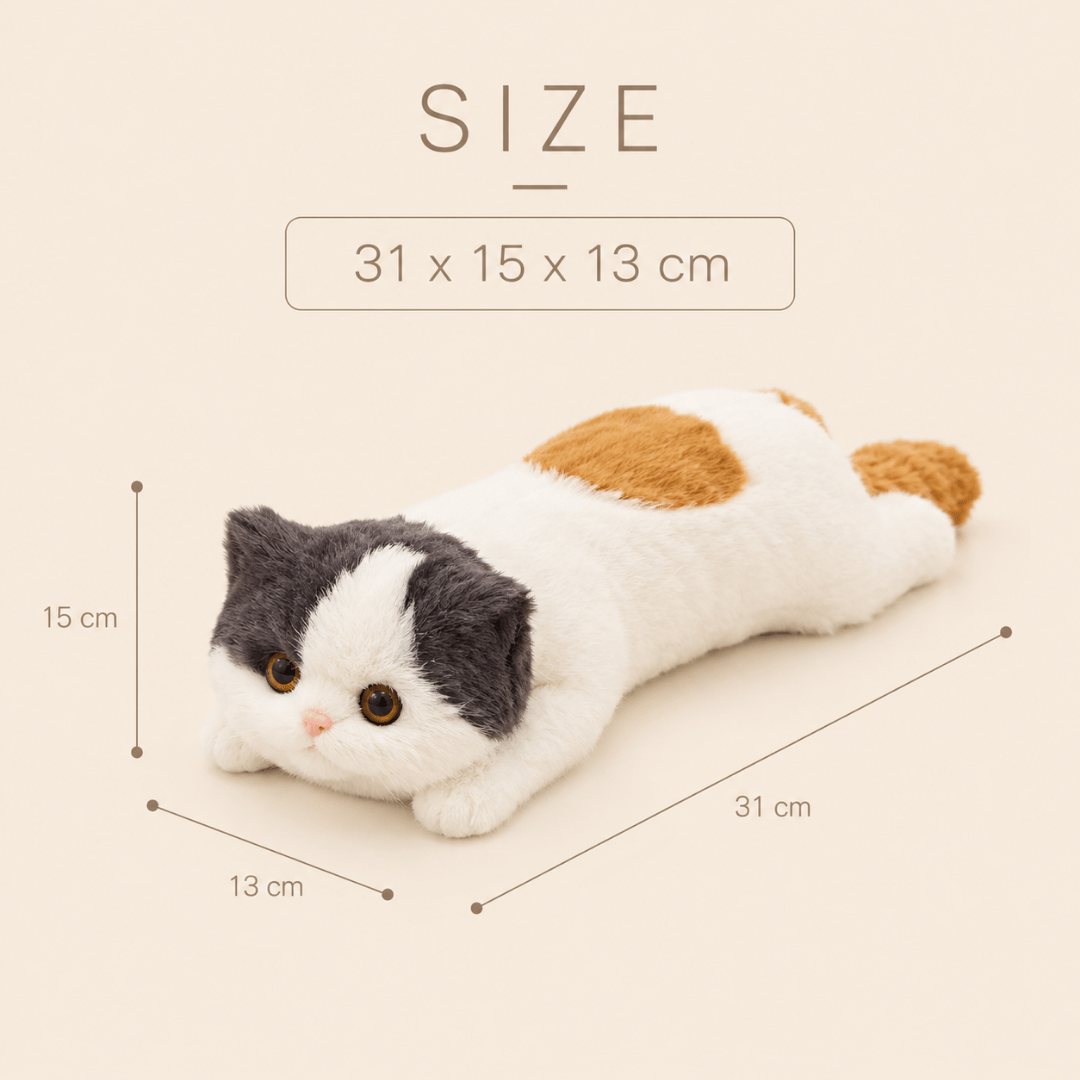 Homero Realistic Design Simulation Plush Hanging Cat