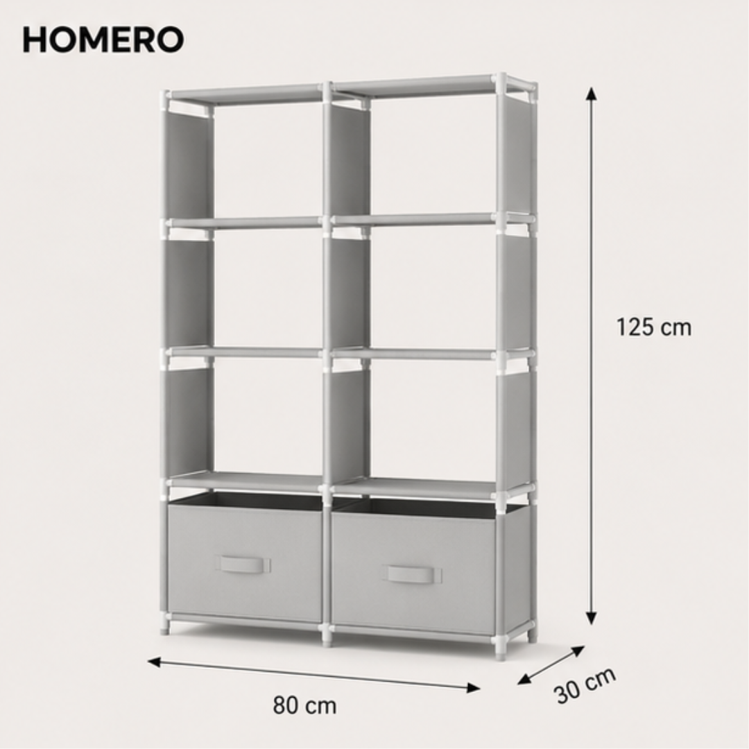 Multi-Purpose Steel Frame Storage Shelf Organizer