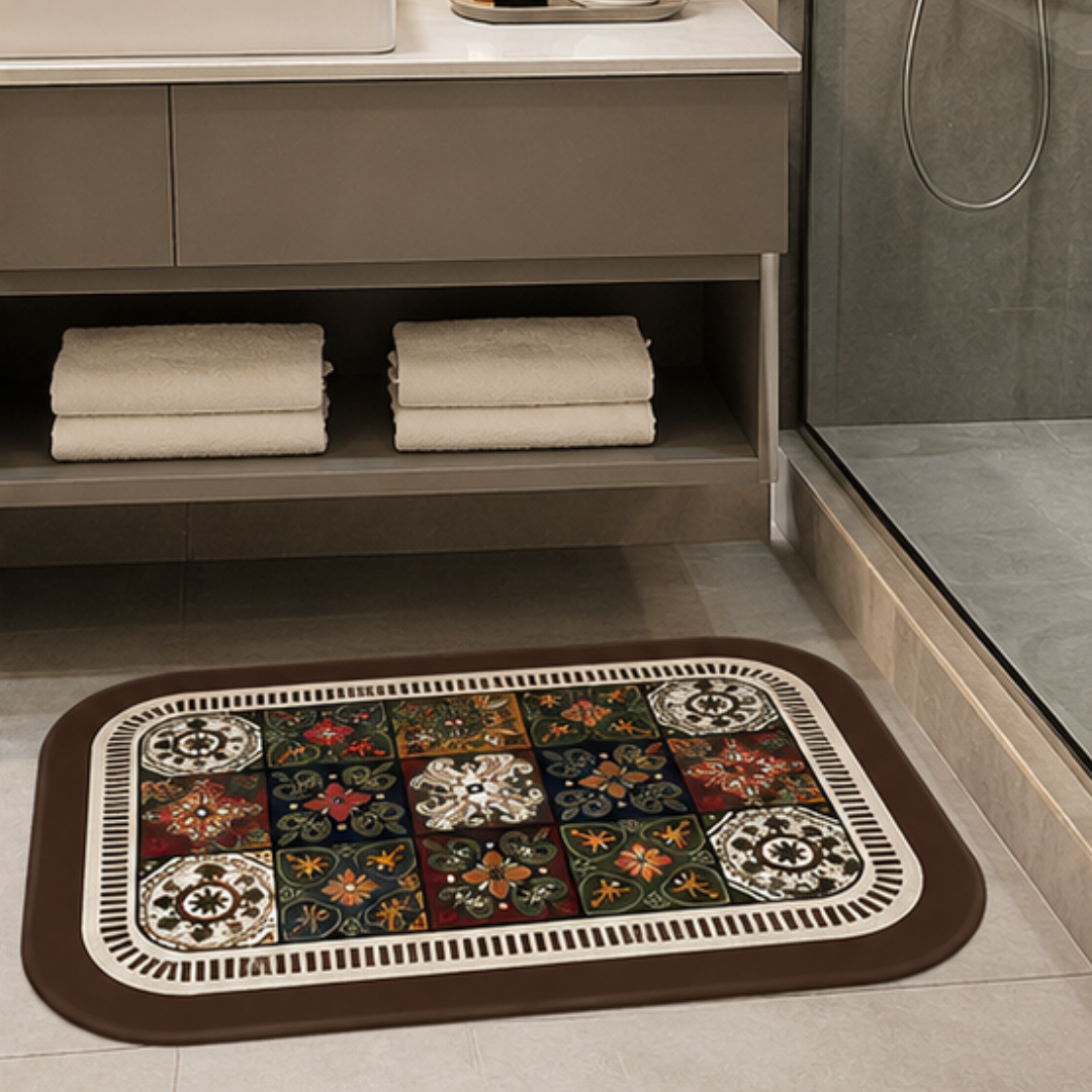 Quick Dry Water Resistant Anti Skid Floor Mat