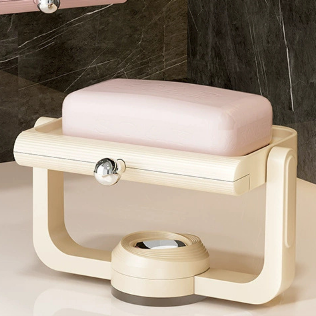 HOMERO Wall Mounted Rotating Suction Soap Holder