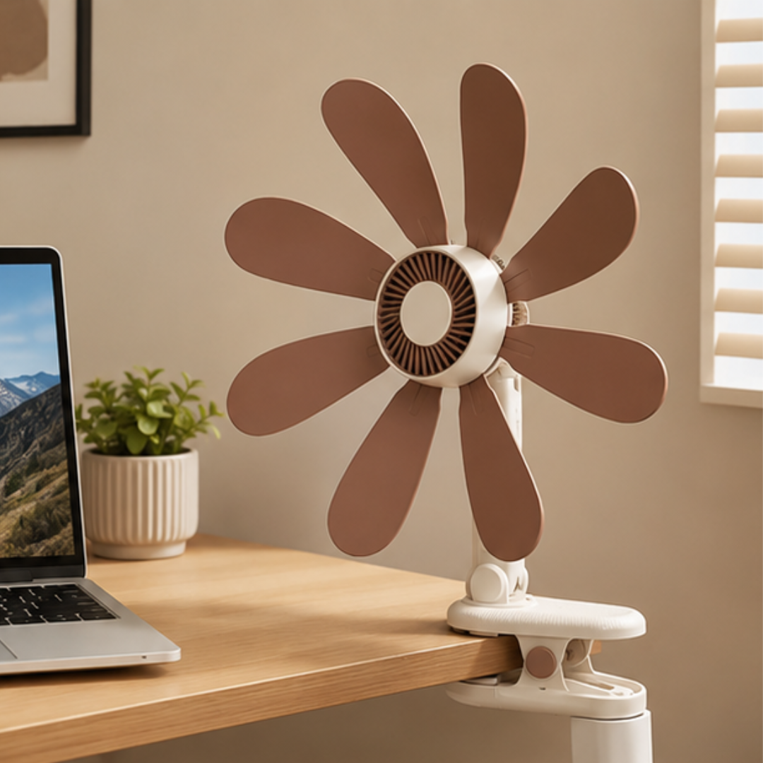 8 Blade High Airflow Clip On Electric Cooling Fan