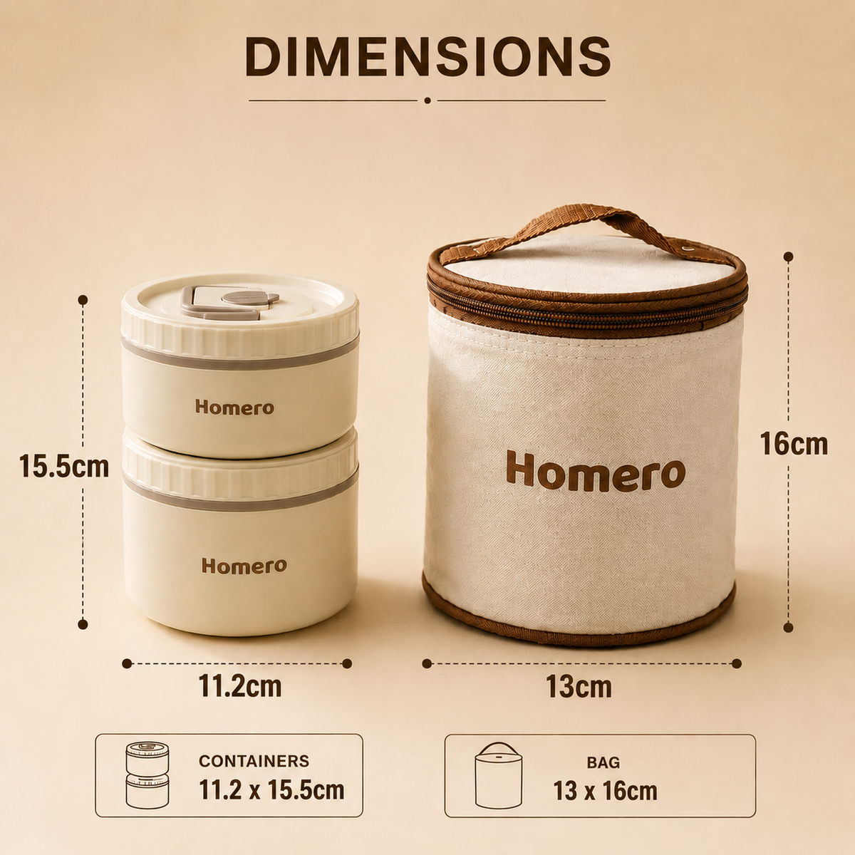 Portable Insulated Stainless Steel Lunch Box with Leakproof Bag