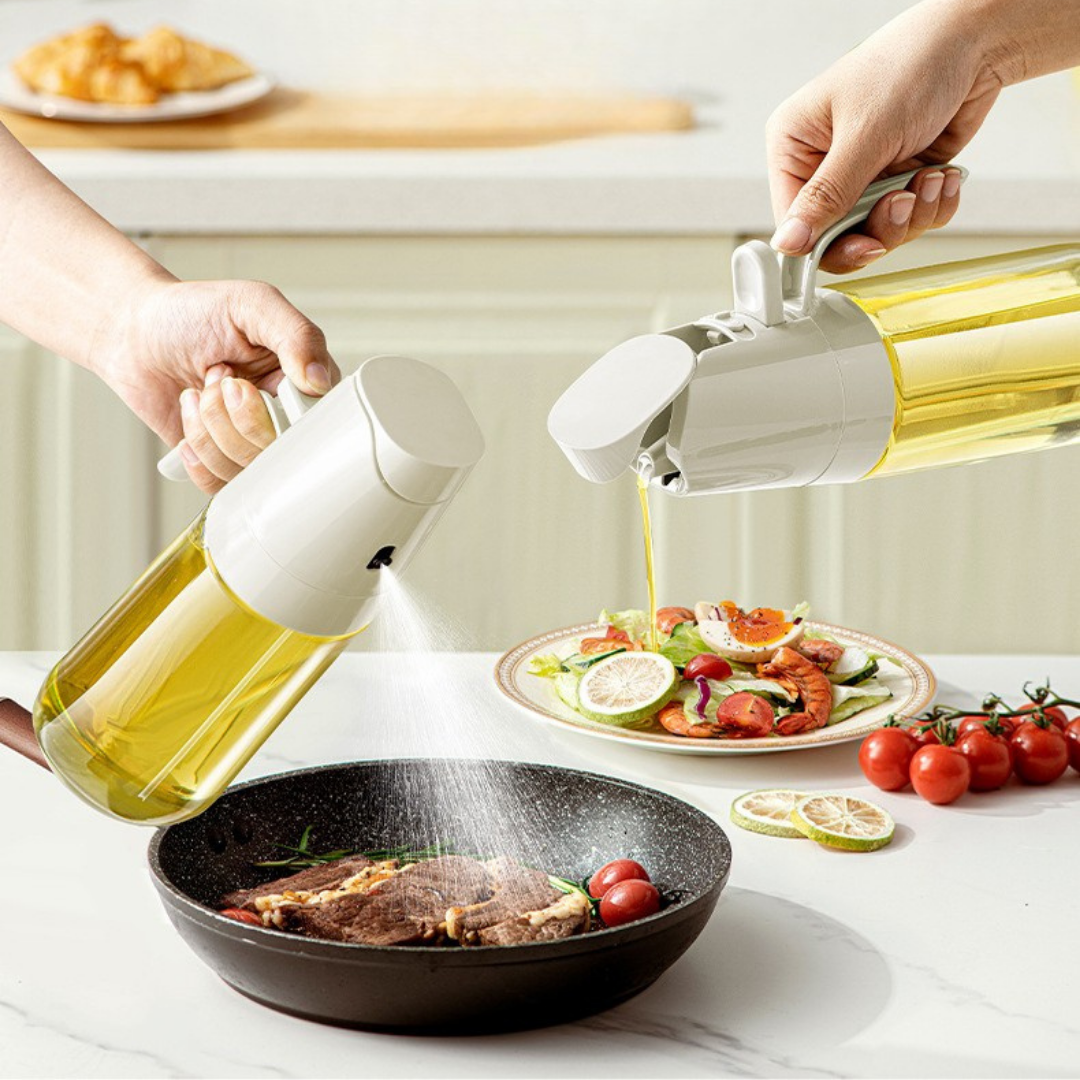 2 in 1 Spray and Pour Glass Oil Dispenser 300ml
