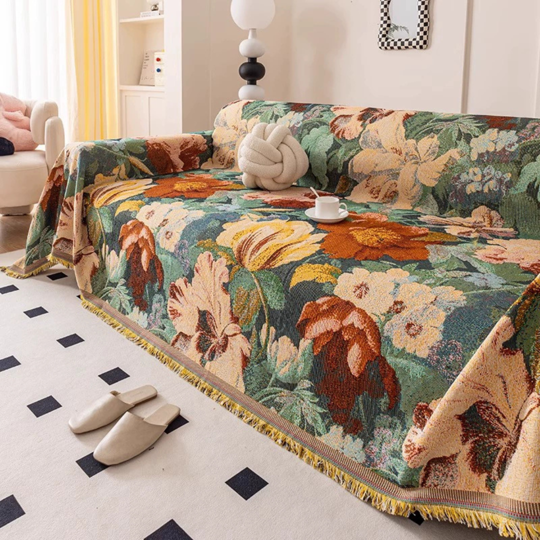 Reversible Jacquard Anti Slip Washable Sofa Cover