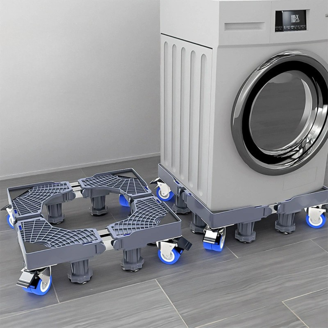 Homero Adjustable Mobile Appliance Stand with Wheels and Feet