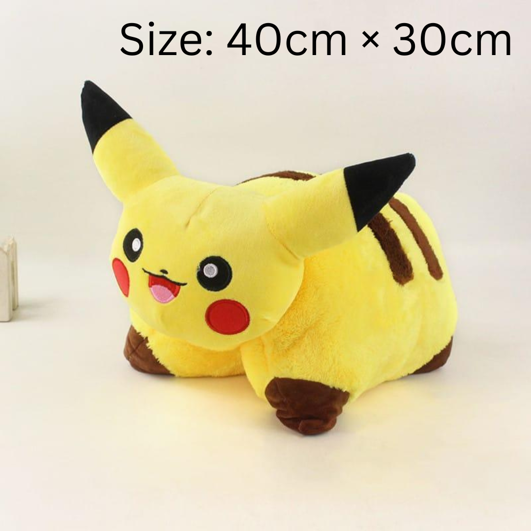HOMERO Premium Pikachu Plush Cartoon Pillow Soft Collapsible Cushion - 40cm