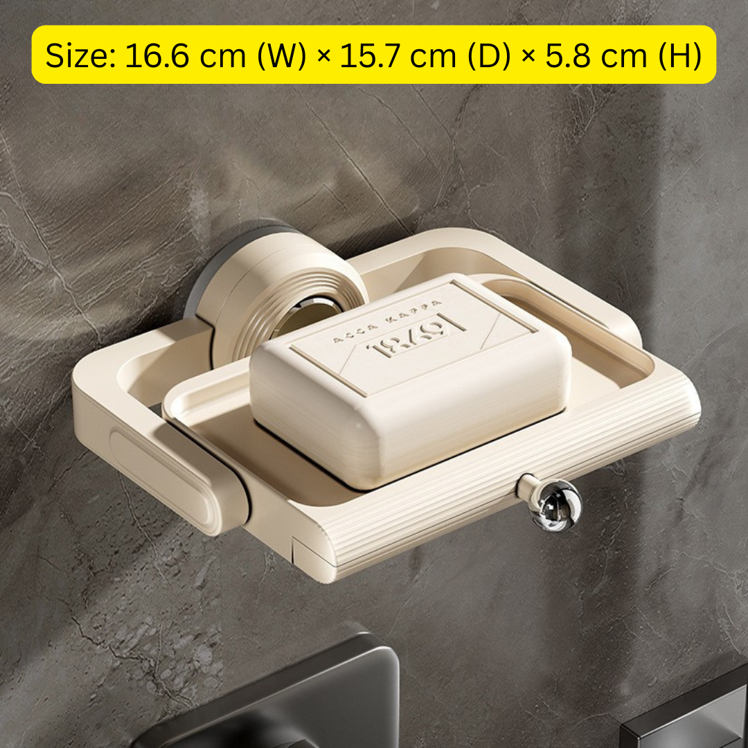 HOMERO Wall Mounted Rotating Suction Soap Holder