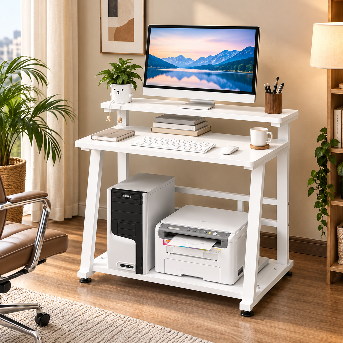 Modern Minimalist Workstation Study Table