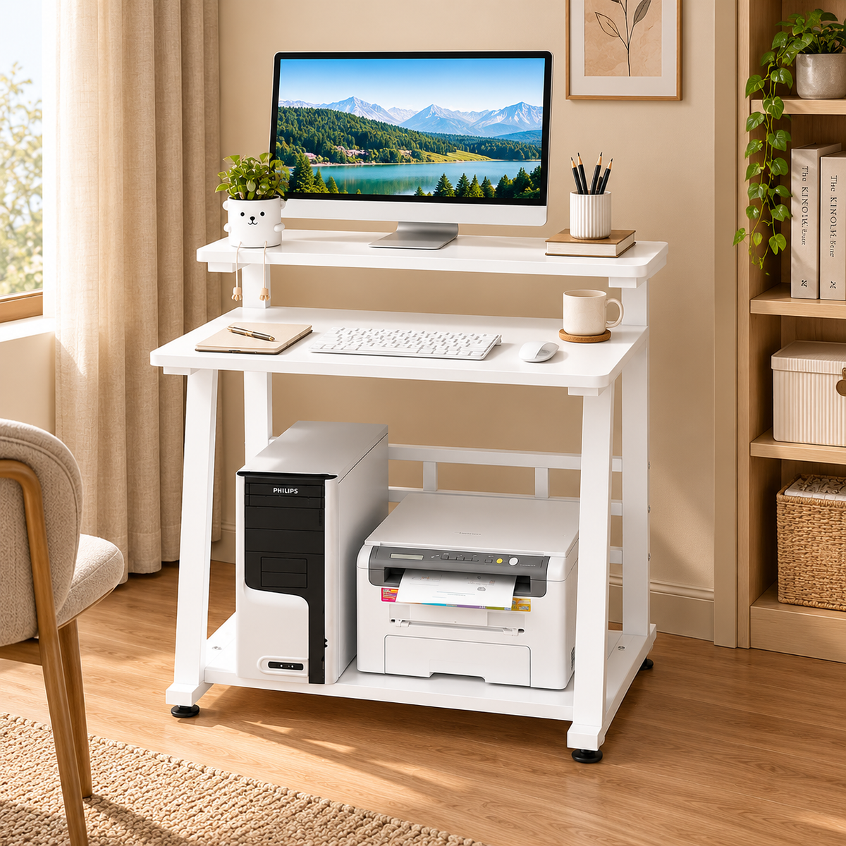Modern Minimalist Workstation Study Table