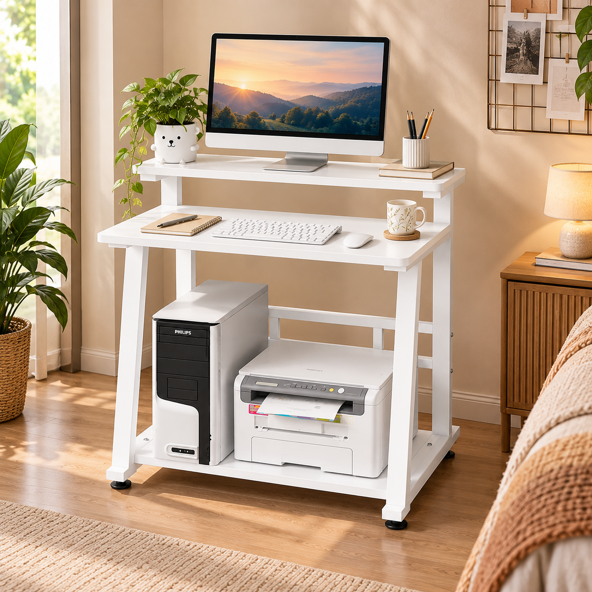 Modern Minimalist Workstation Study Table