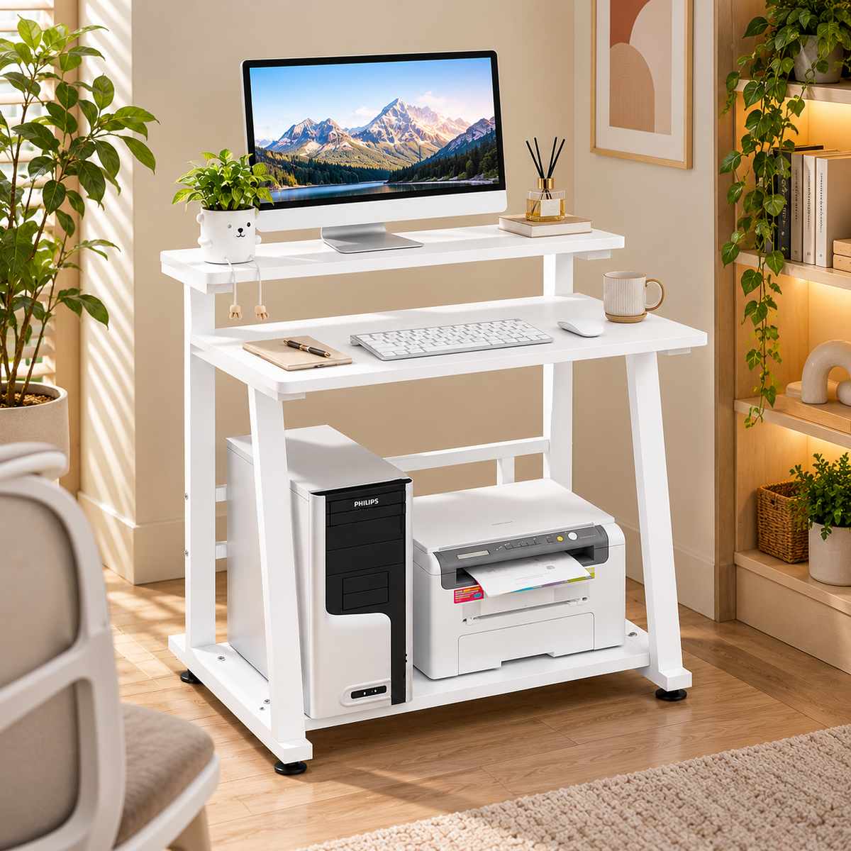 Modern Minimalist Workstation Study Table