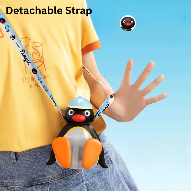 Cute Penguin Leakproof Portable Water Bottle for Kids