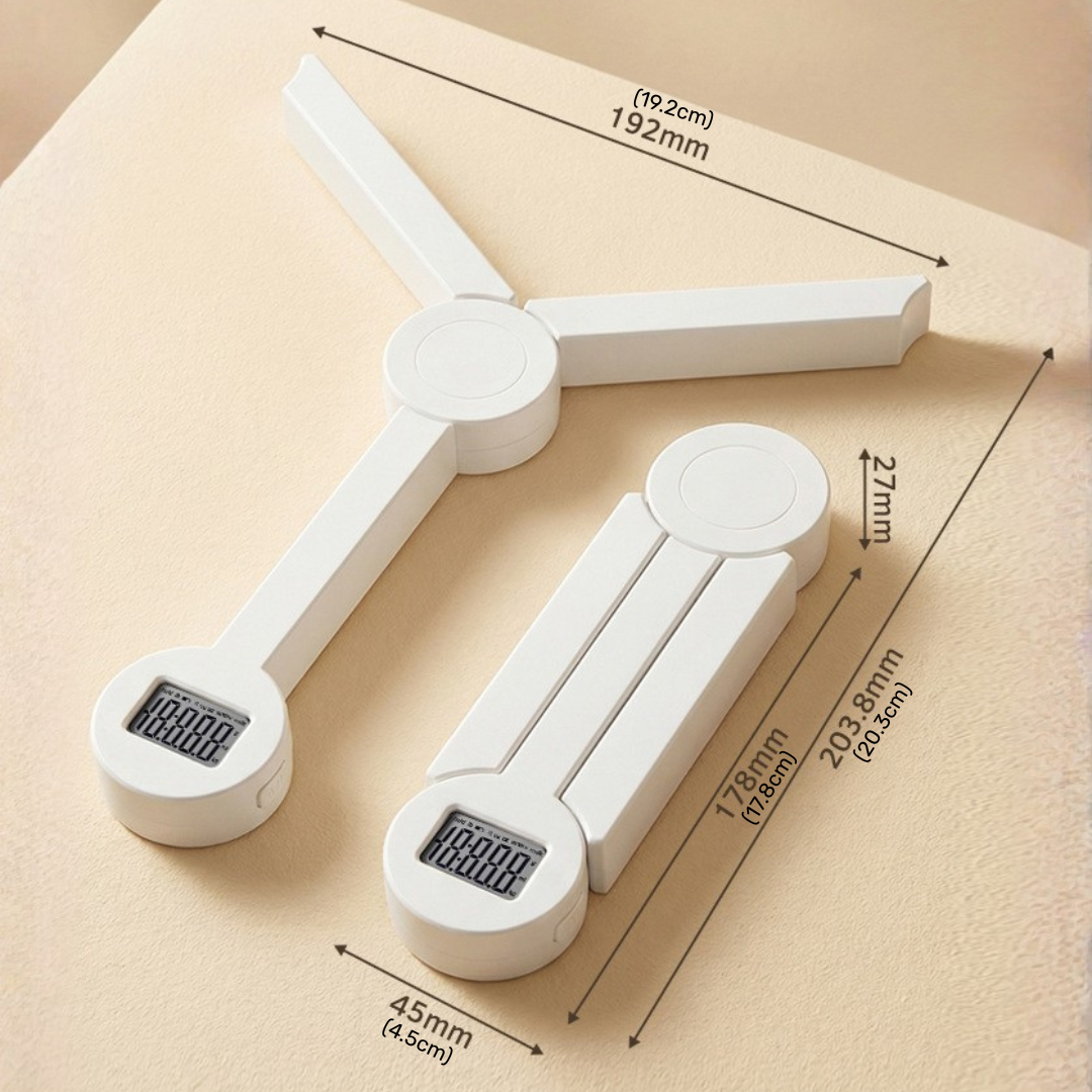 Foldable Digital Kitchen Food Weighing Scale with LCD Display