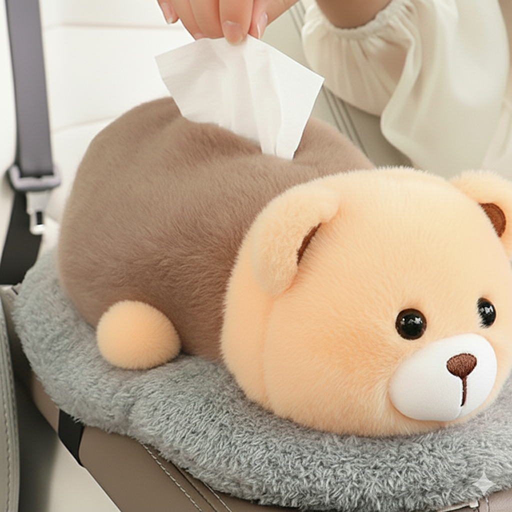 Homero Fresh Guard Odor-Free Soft Plush Tissue Organizer