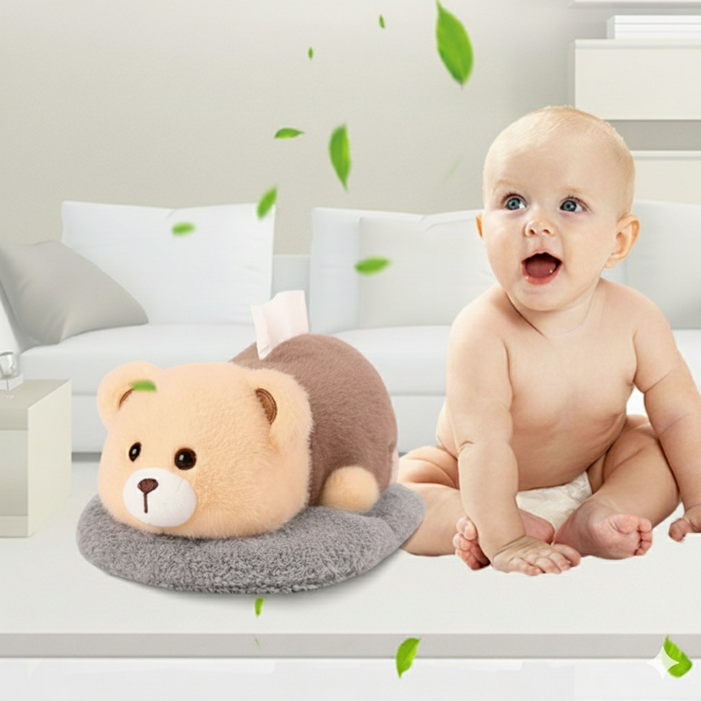 Homero Fresh Guard Odor-Free Soft Plush Tissue Organizer