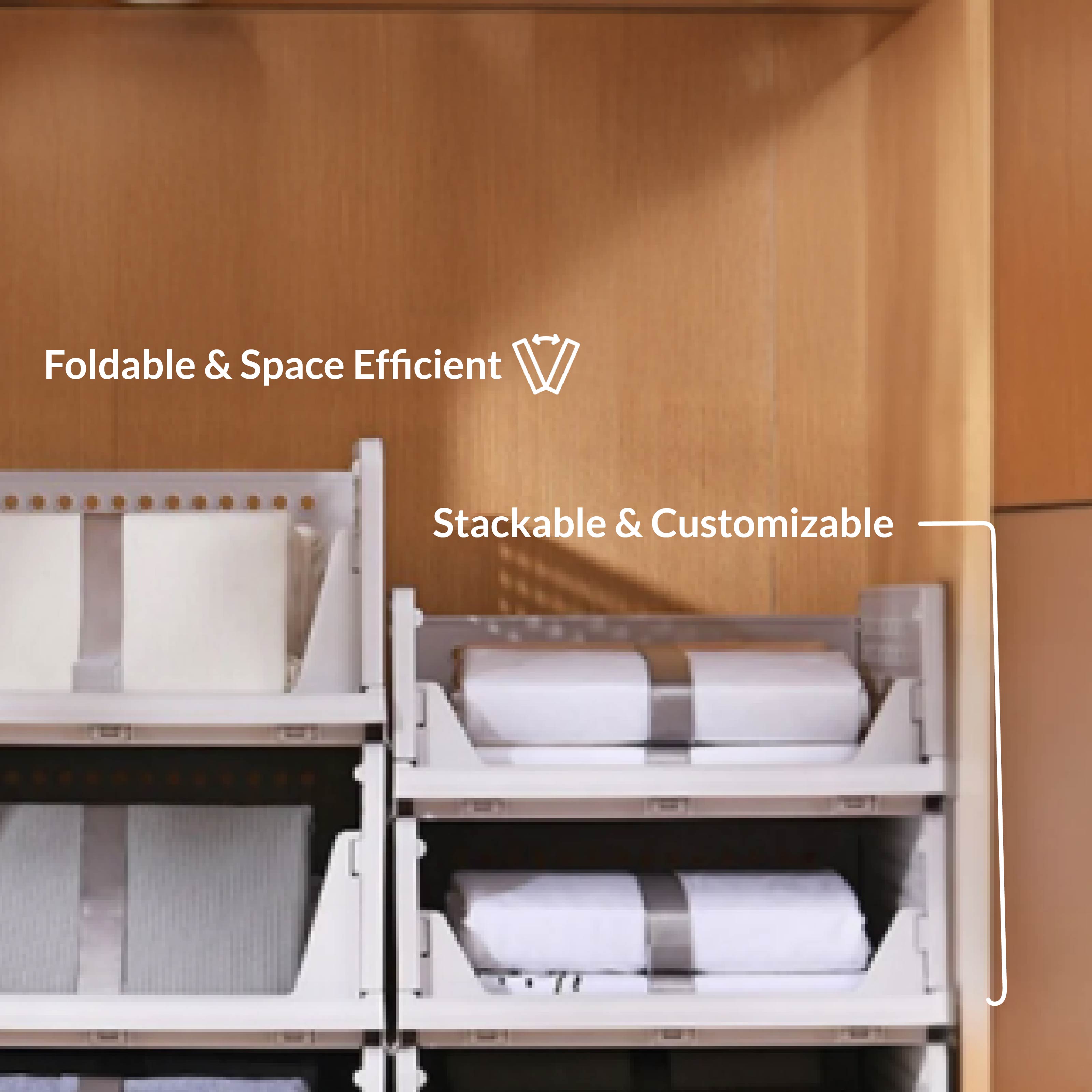 Homero Folding Drawer Style Wardrobe Organizer