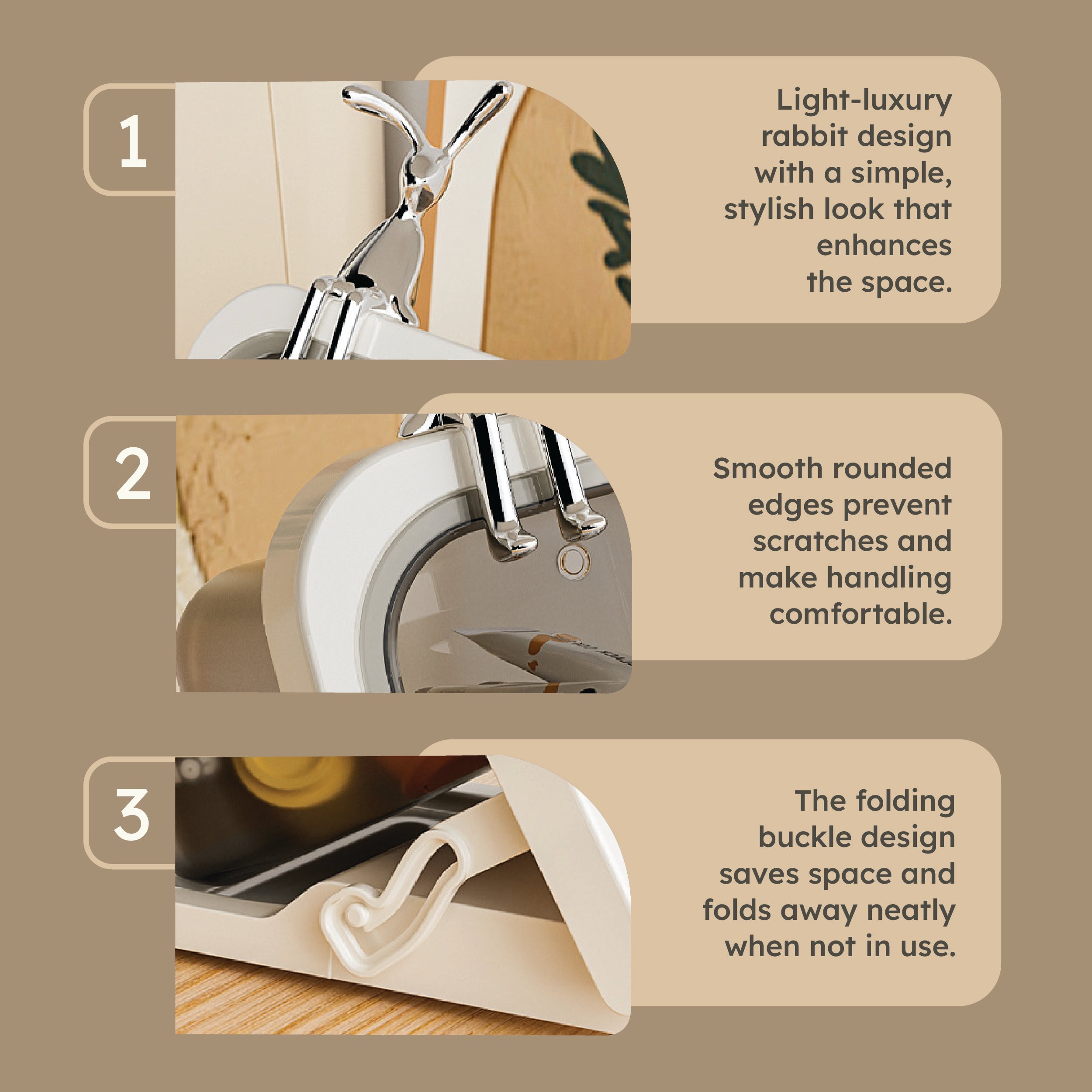 Homero Multi-Layer Oblique Storage Box with 3 and 6 Grids – 27.5cm Height