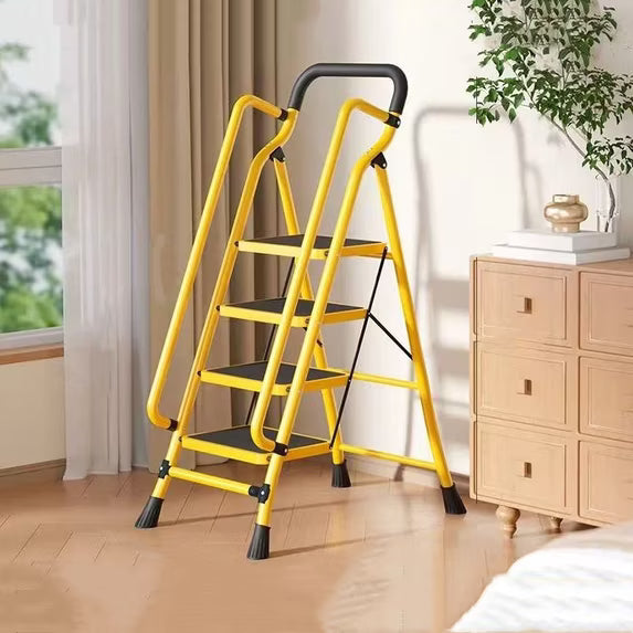 Anti Slip Multi Step Folding Ladder with Stable Handrail