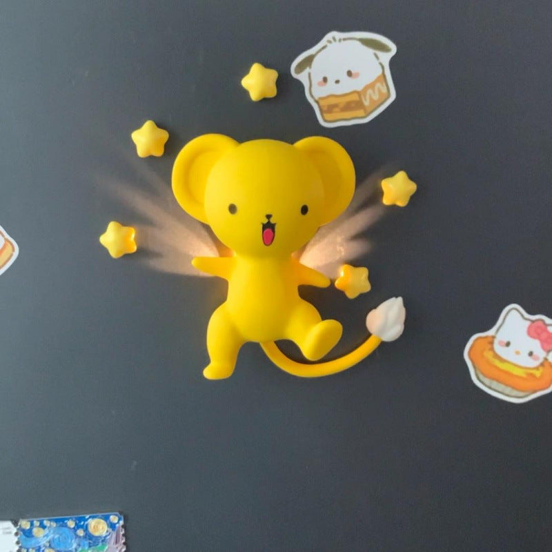 Cute Anime Magnetic Lamp with Illuminated Wings