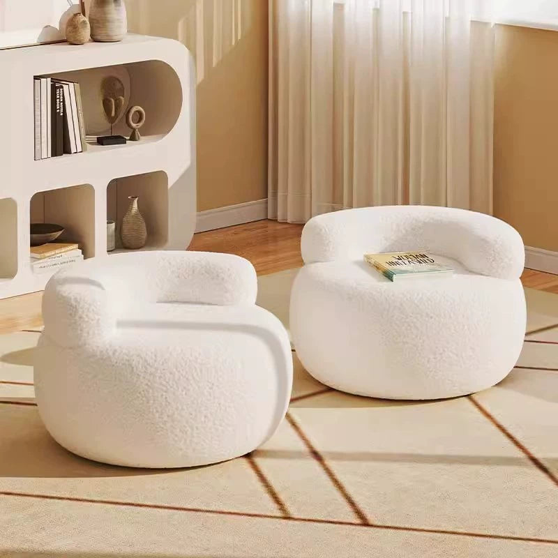 HOMERO Wooden Plush Multipurpose Compact Footstool Sofa