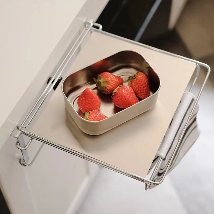 Stainless Steel Foldable Kitchen Cabinet Storage Rack