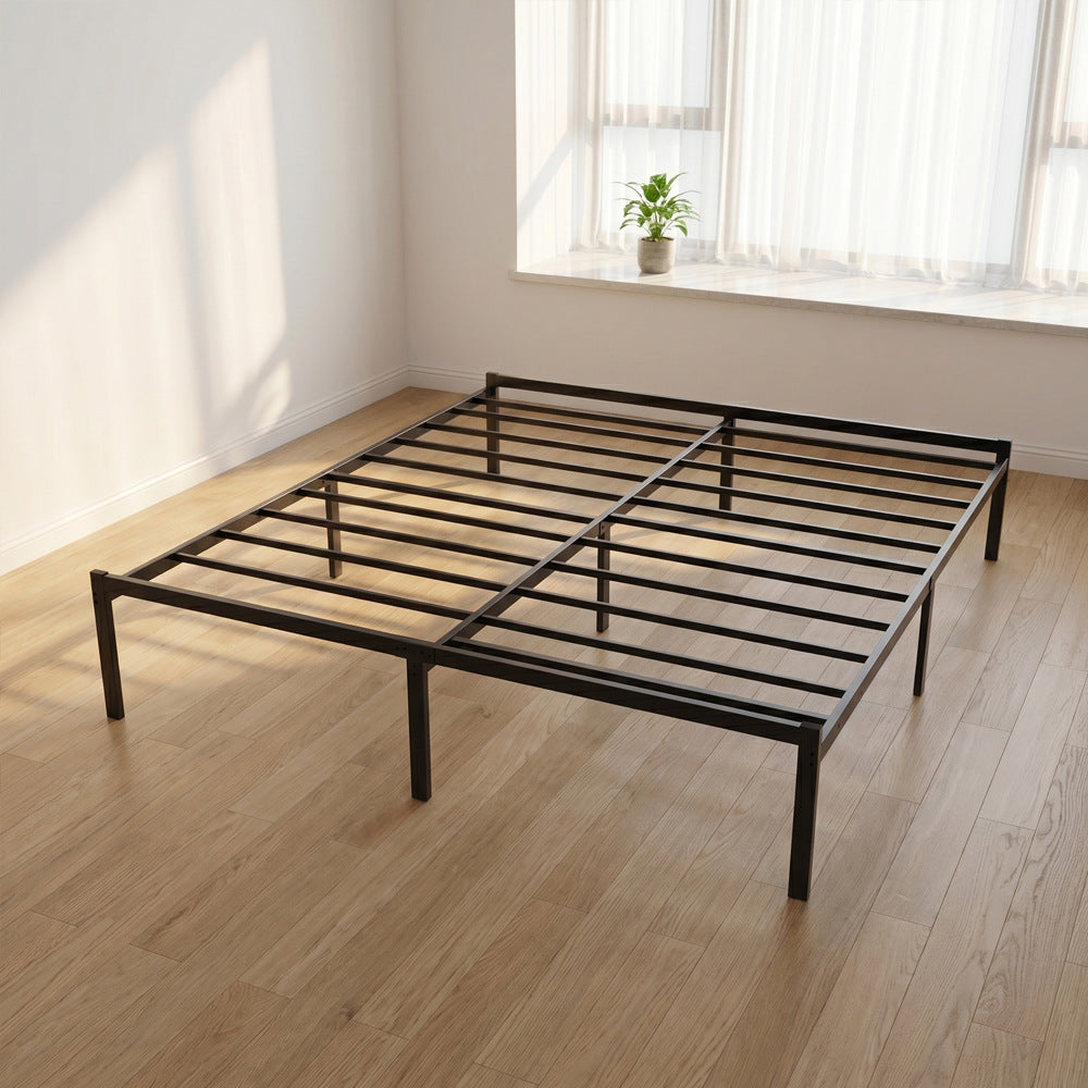 Heavy Duty Metal Bed Frame with Underbed Storage