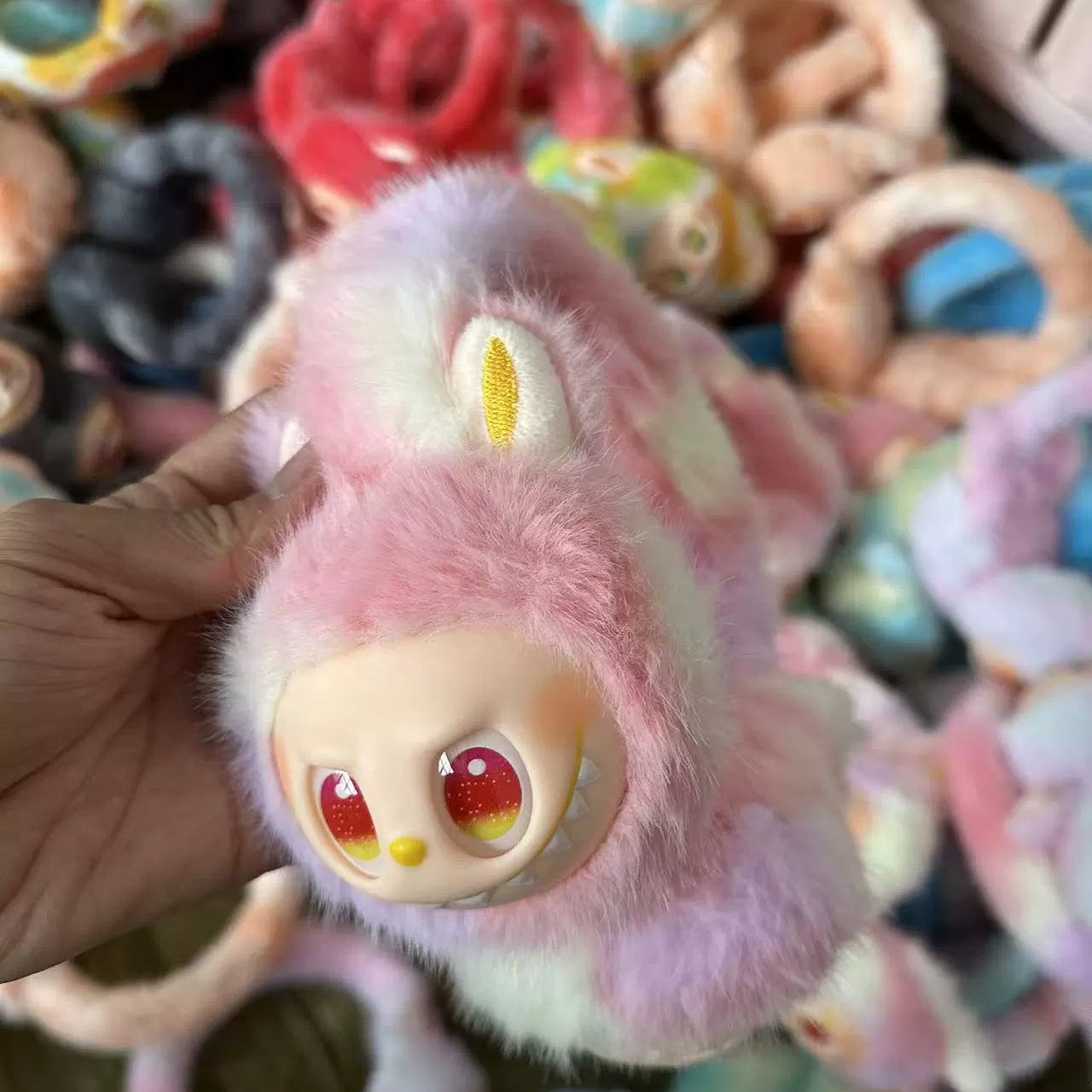 Cute Cartoon Labubu Soft Plush Earmuffs