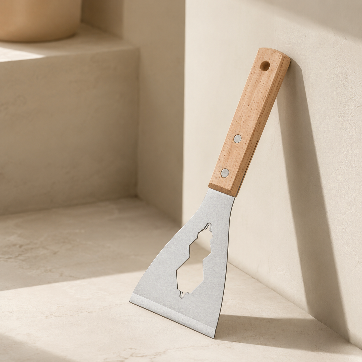 Multifunction Stainless Steel Scraper cum Nut Tightener