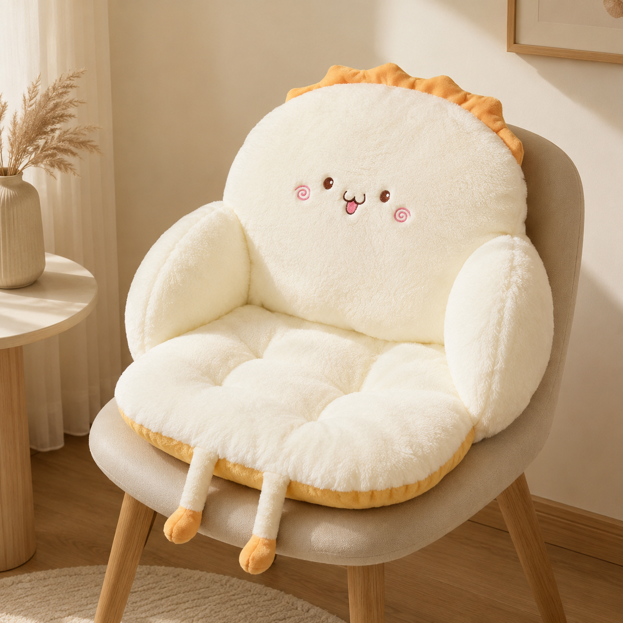 Homero Premium Soft Plush Cute Fluffy Chair Cushion