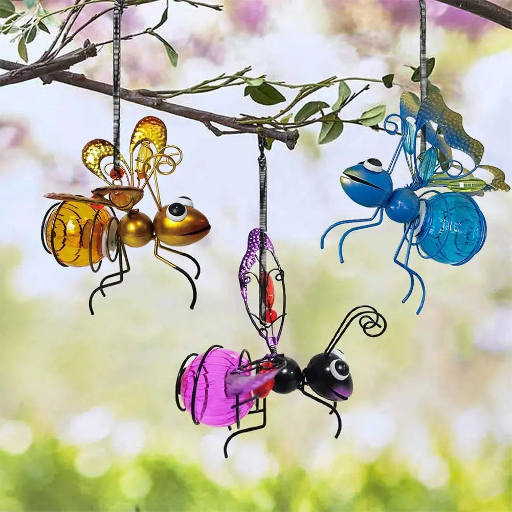 LED Solar Hanging Insect Garden Outdoor Decorative Light
