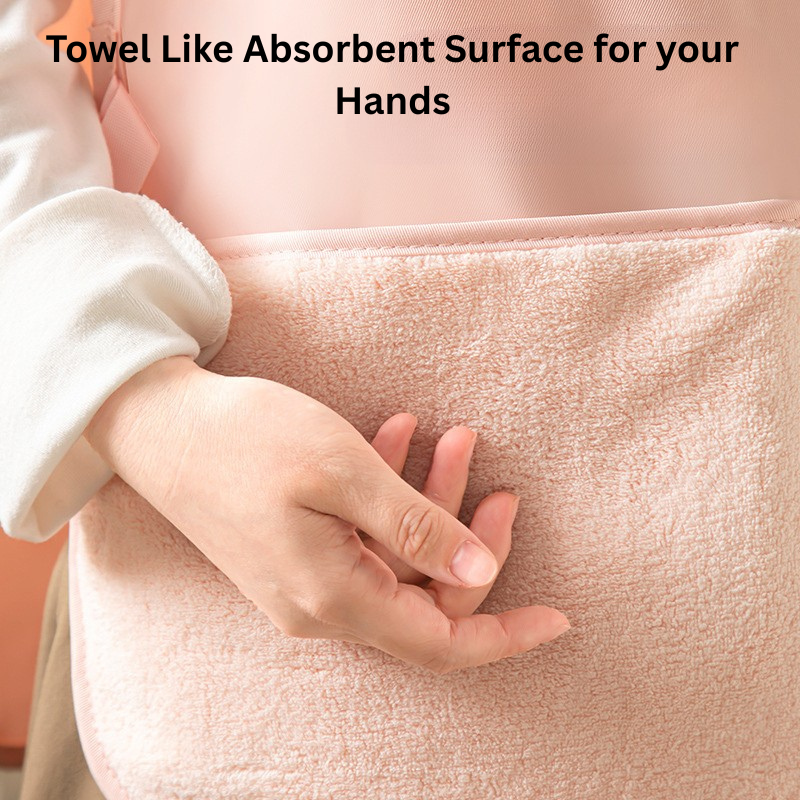 Multipurpose Waterproof and Oil-Proof Kitchen Apron with Pockets