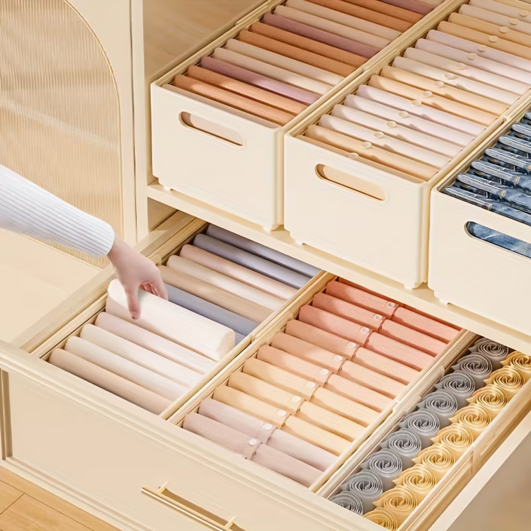 Multipurpose Expandable Sliding Stackable Storage Organizer