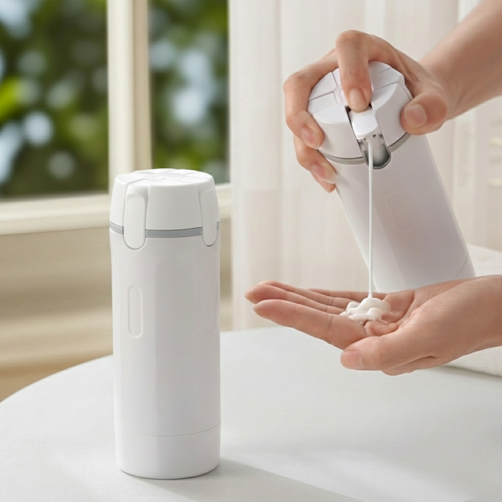 HOMERO Compact 4-in-1 Travel Refill Bottle Set - 40ml Capacity