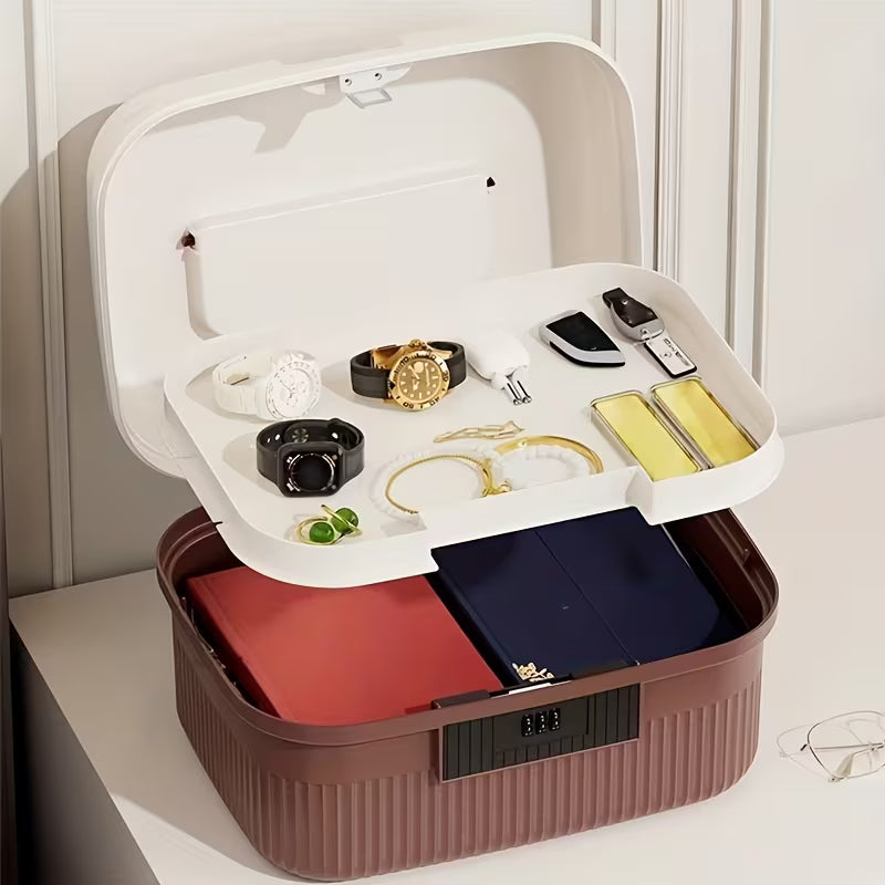 Multi-Layer Secure Valuables Organizer Box