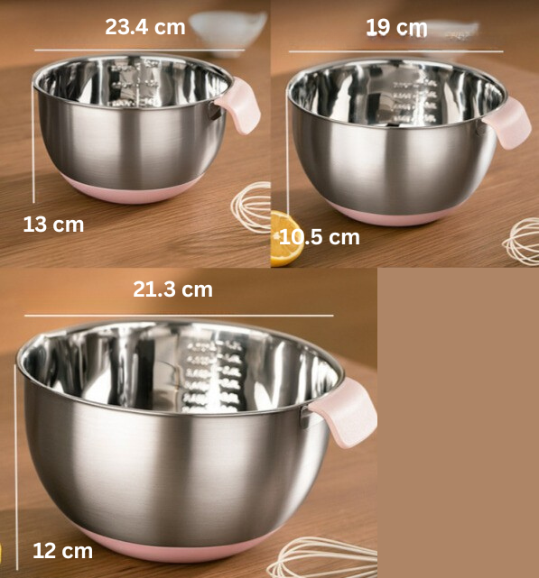 304 stainless Steel Multipurpose Whipping and Kneading Bowl 20CM